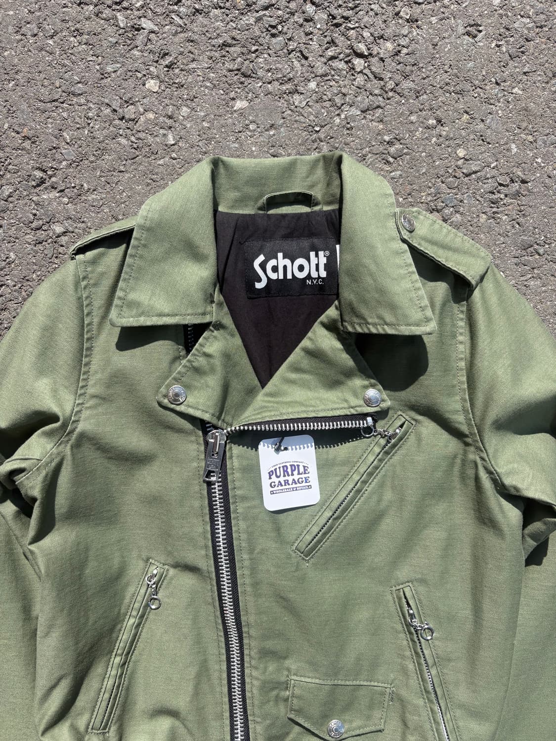 쇼트 모터사이클 라이더자켓 B189 상품이미지2