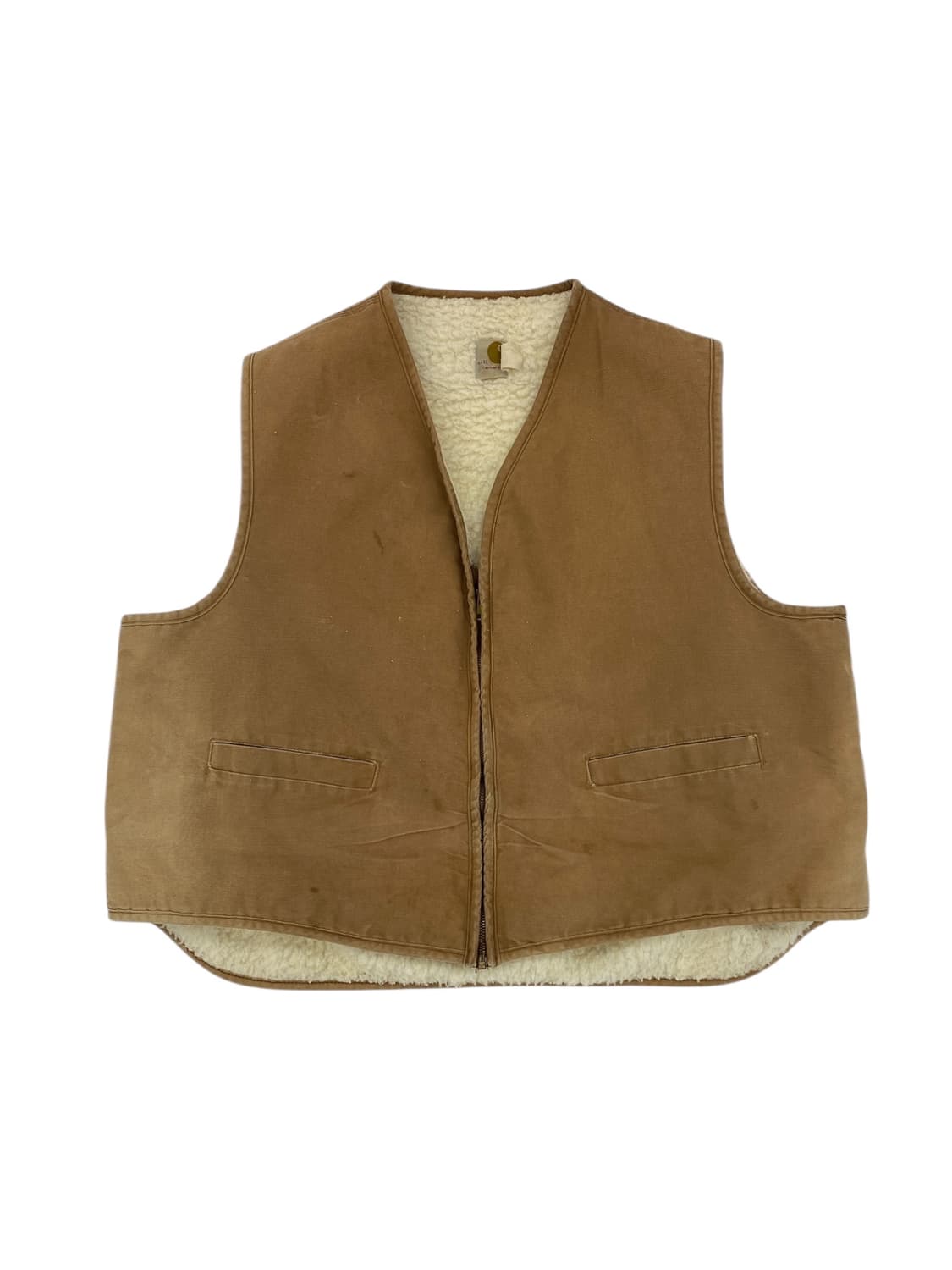 70‘s 칼하트 덕 캔버스 쉐르파 베스트  상품이미지1