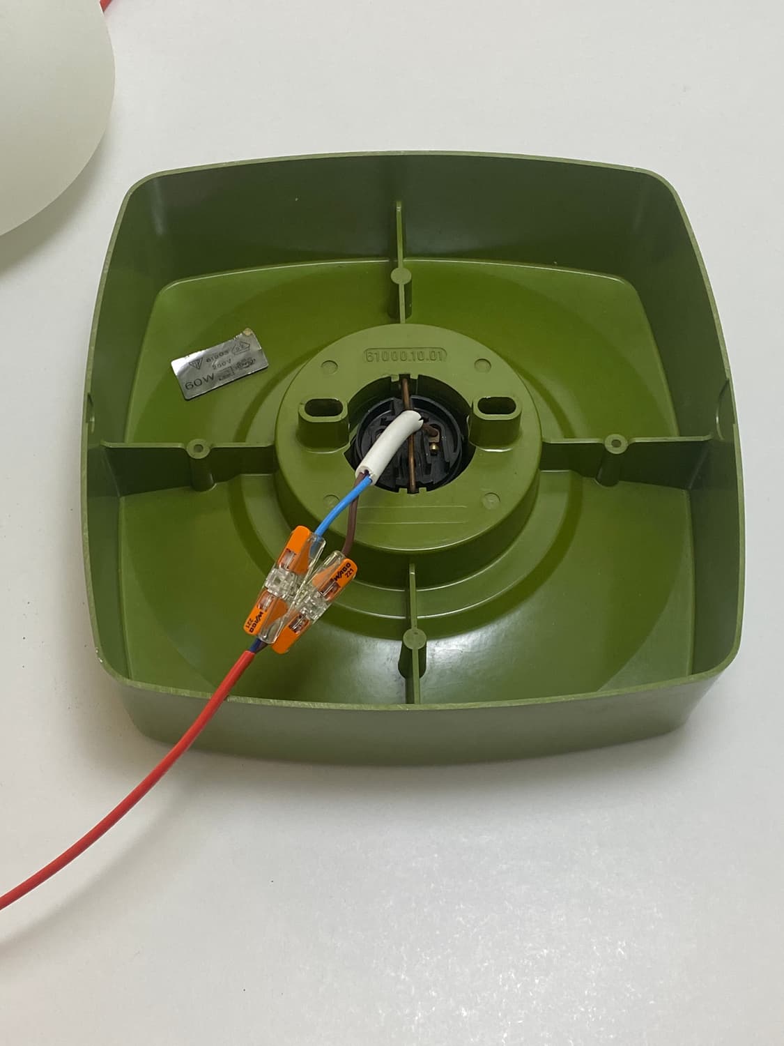 70년대 독일 빈티지 벽조명 HP leuchten 그린색상 상품이미지10