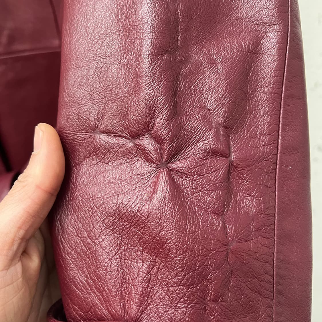 90s 미치코 런던 리얼 레더 소가죽 코트 자켓 66 상품이미지6