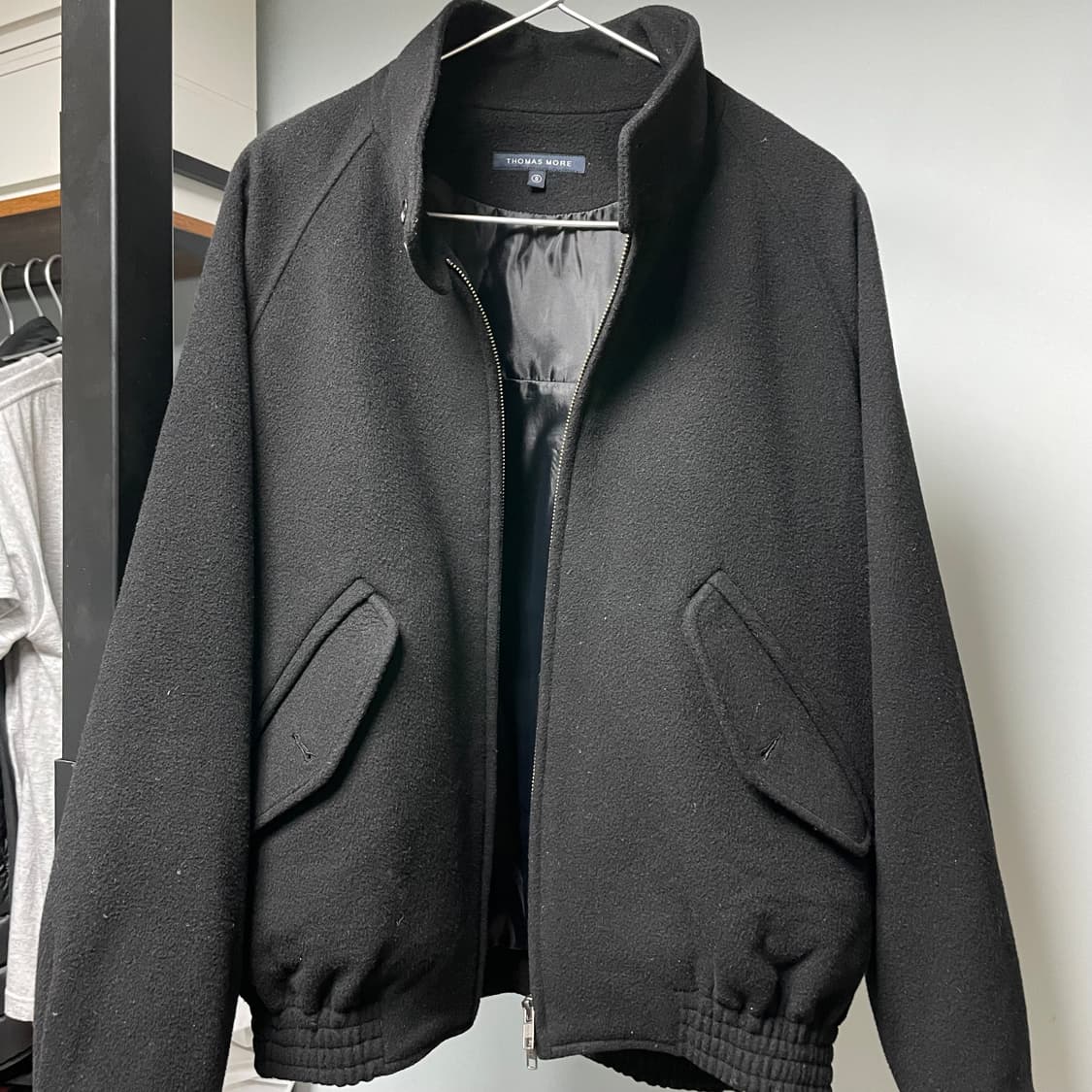 토마스모어 블랙 해링턴 자켓 S  상품이미지2