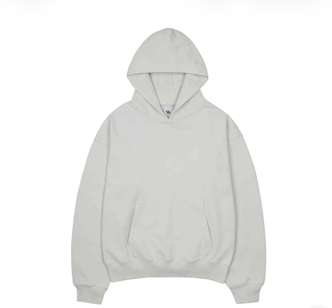 산산기어 로고 후디 라이트 그레이 상품이미지1