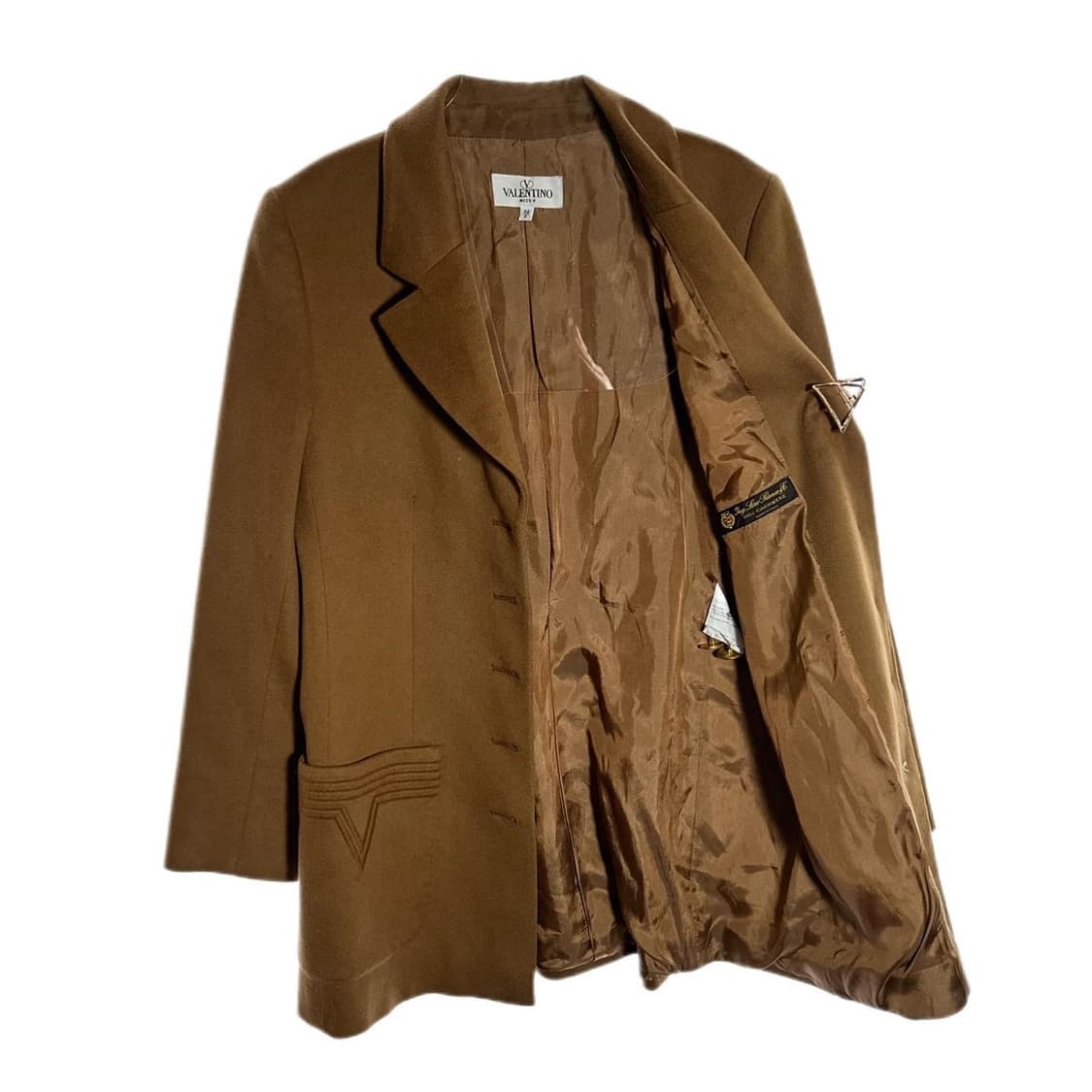 발렌티노 로로피아나 100% 캐시미어 금장 버튼 자켓 상품이미지6