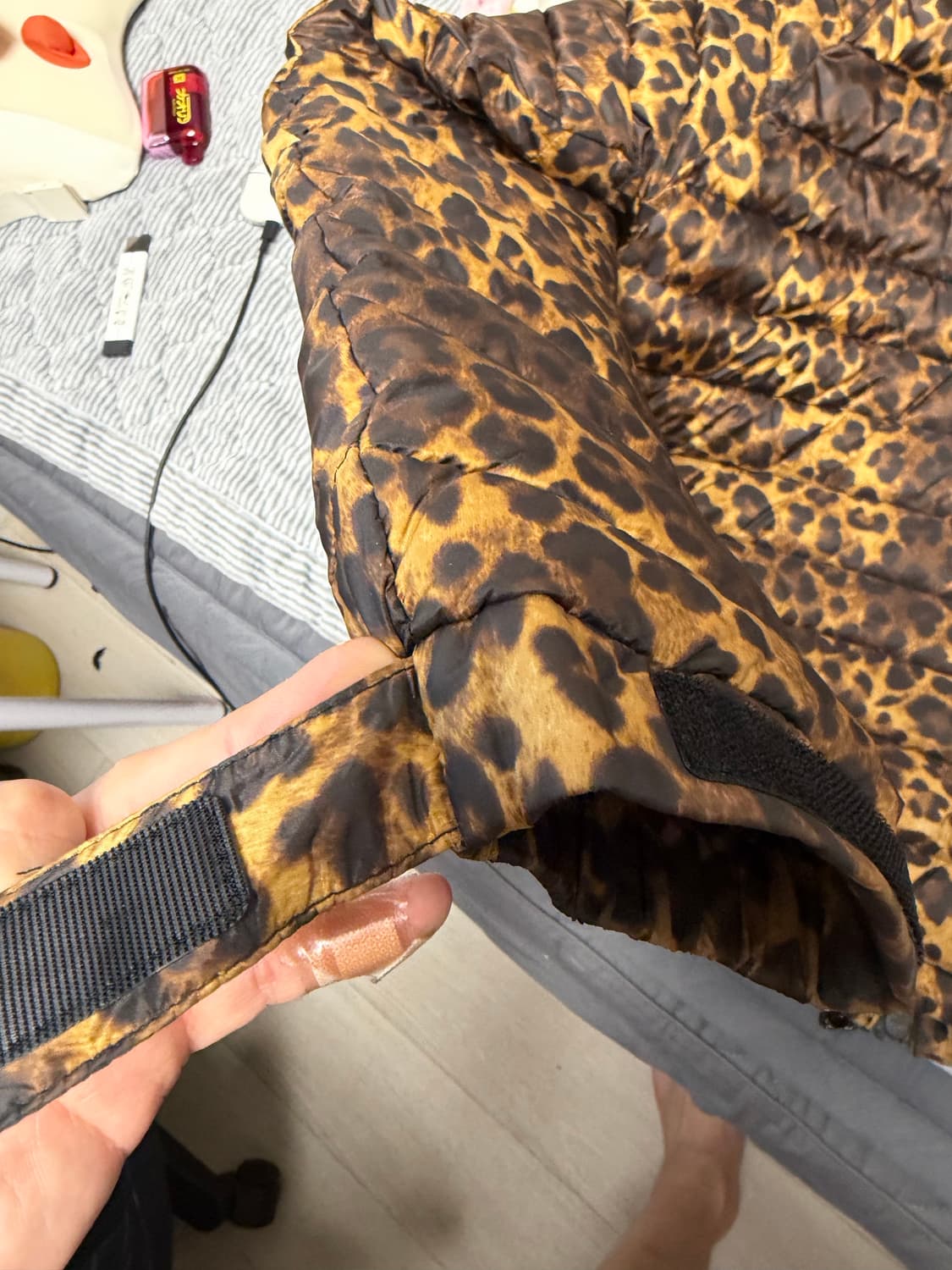 (1) 언더마이카 레오파드 경량 패딩 상품이미지6
