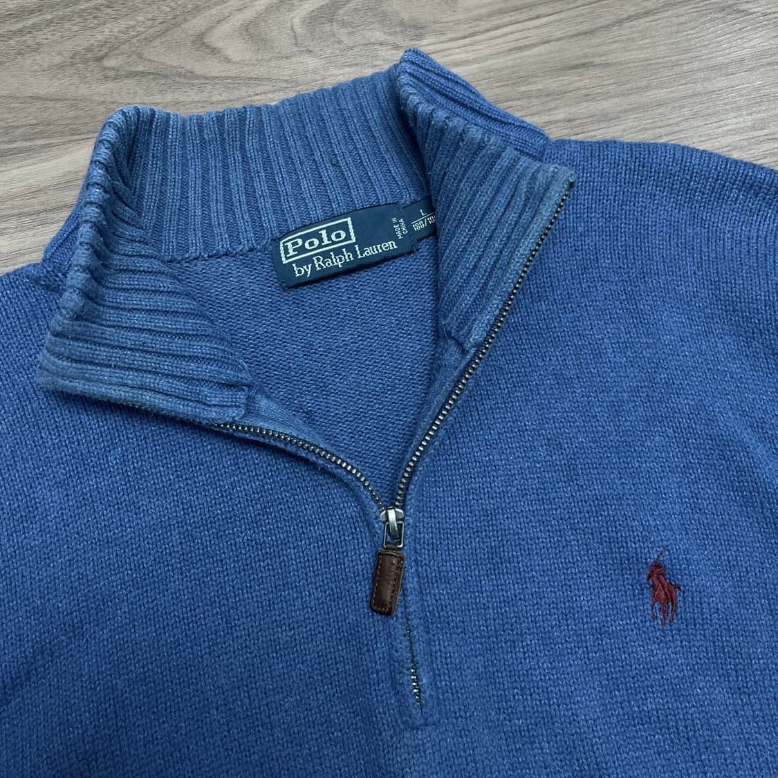 105 폴로랄프로렌 반집업 코튼 니트 상품이미지2