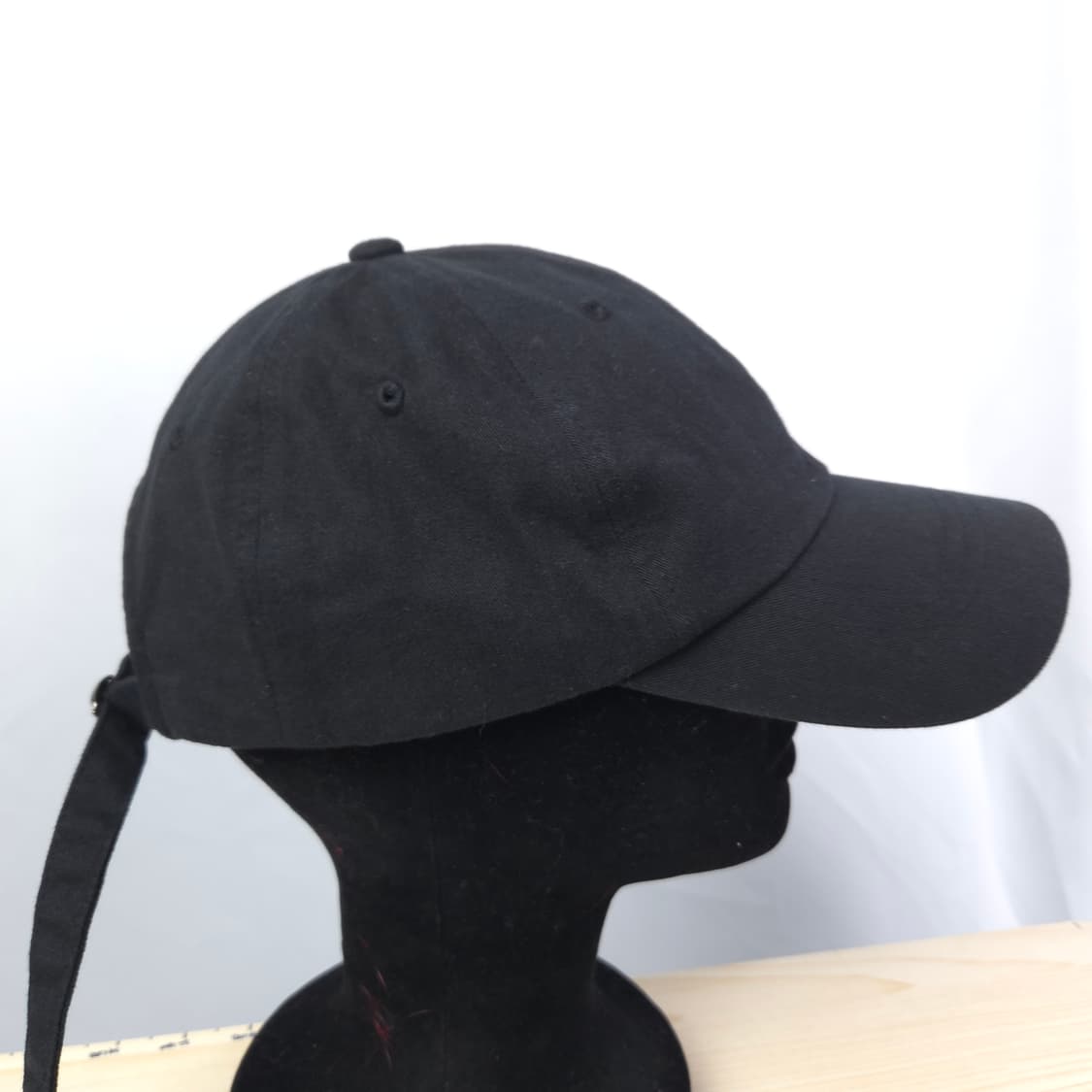 남녀공용/ 버커루 유니 피어싱 레터링 볼캡 블랙 상품이미지4