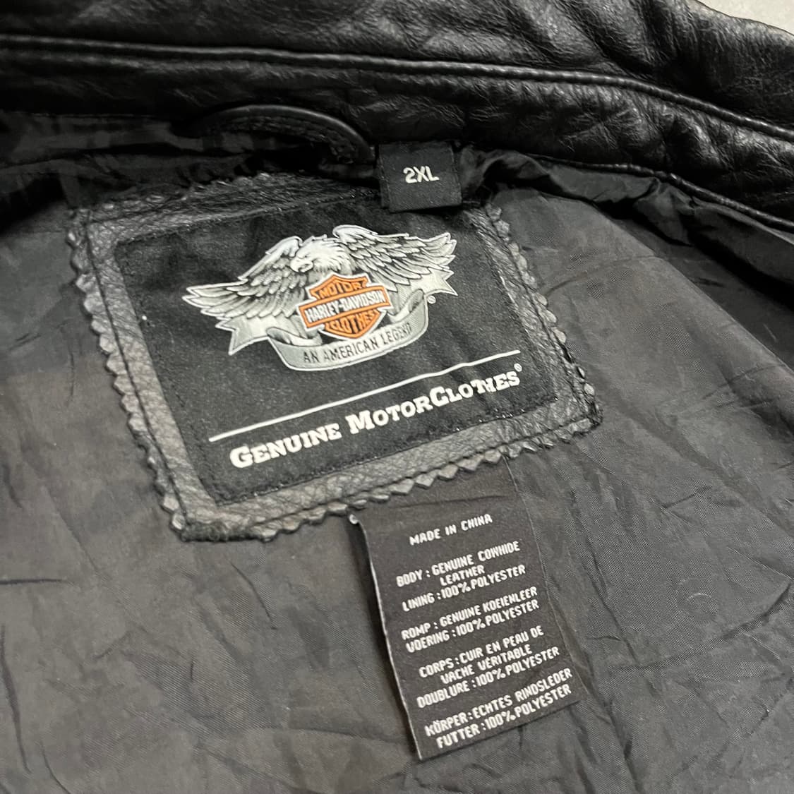 할리데이비슨 소가죽 셔츠 (110) 상품이미지8