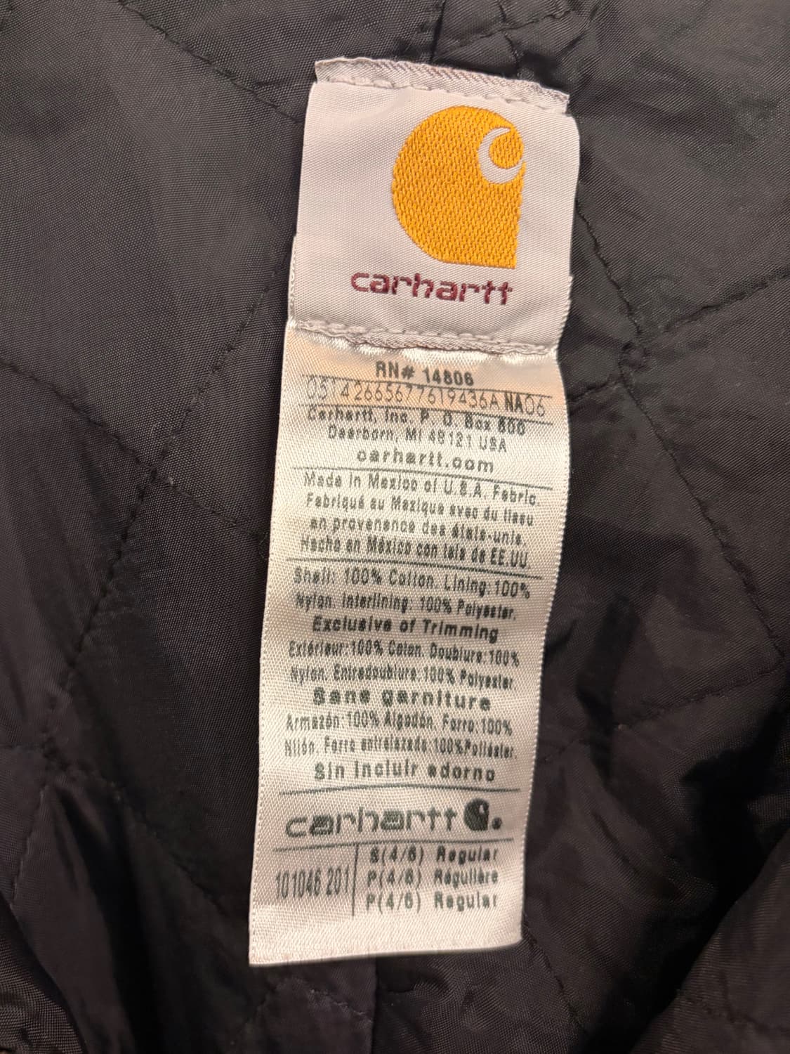 (정품/M) 칼하트 오버롤 브라운 a1 상품이미지4
