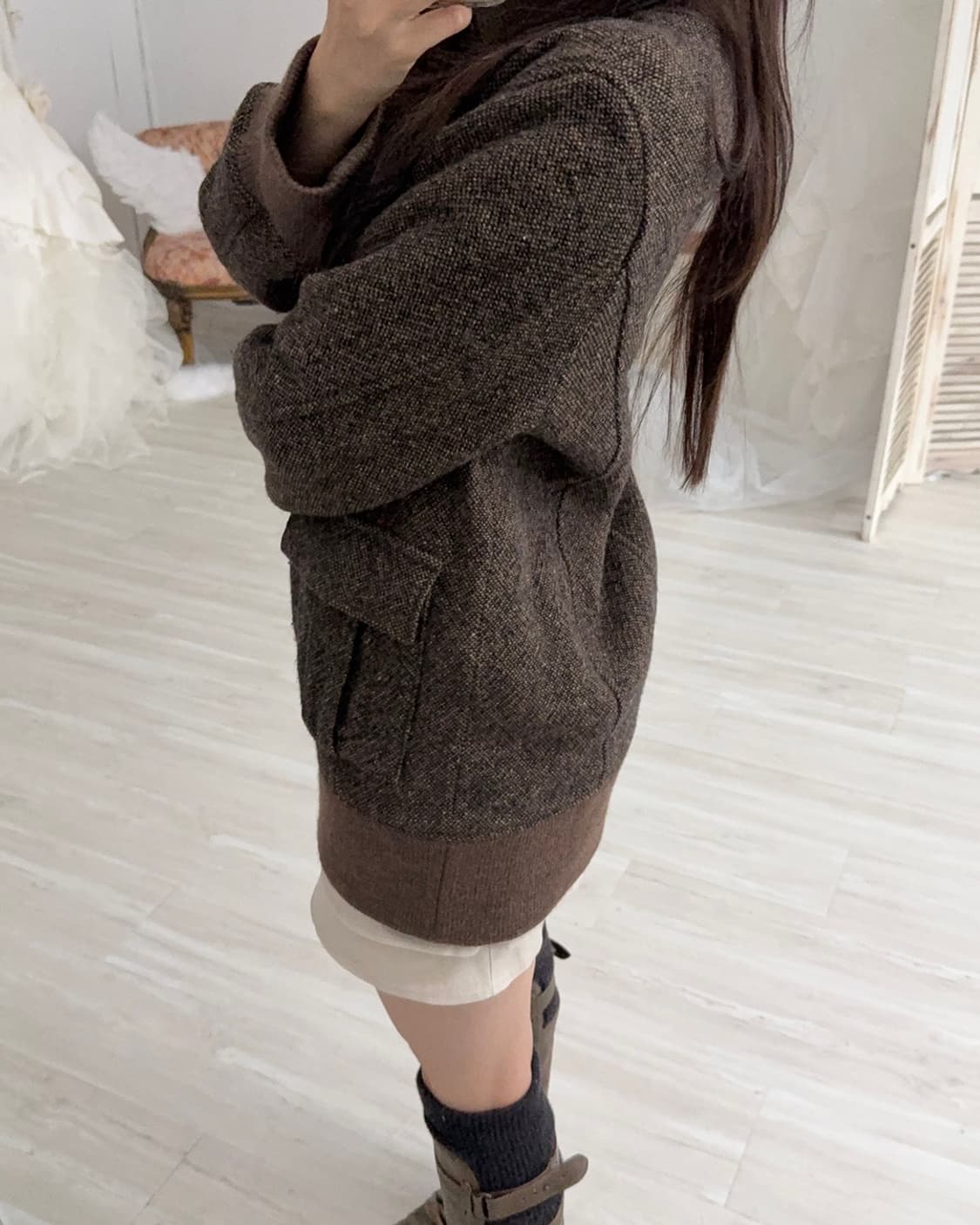Brown wool jacket  상품이미지7