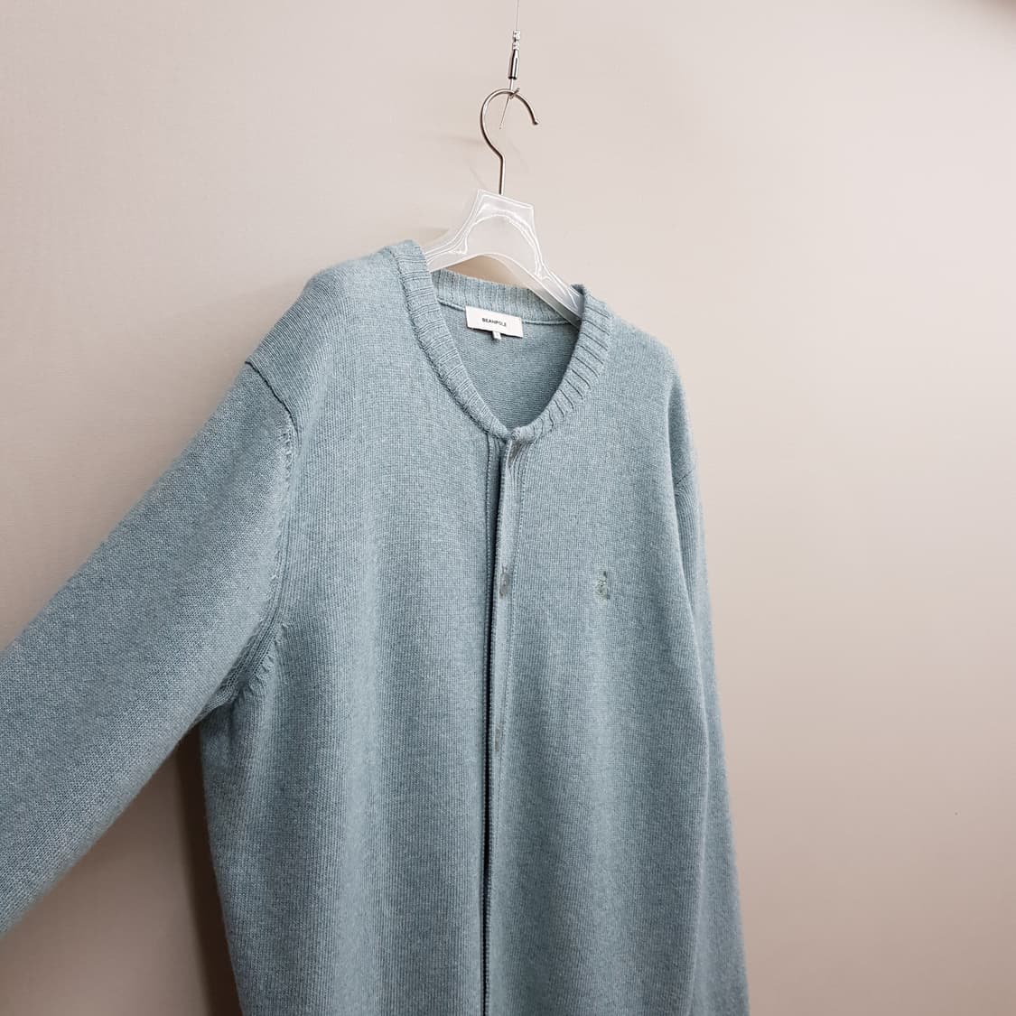 BEANPOLE 빈폴 2024 캐시미어  블렌드 라운드 가디건 L사이즈 상품이미지4