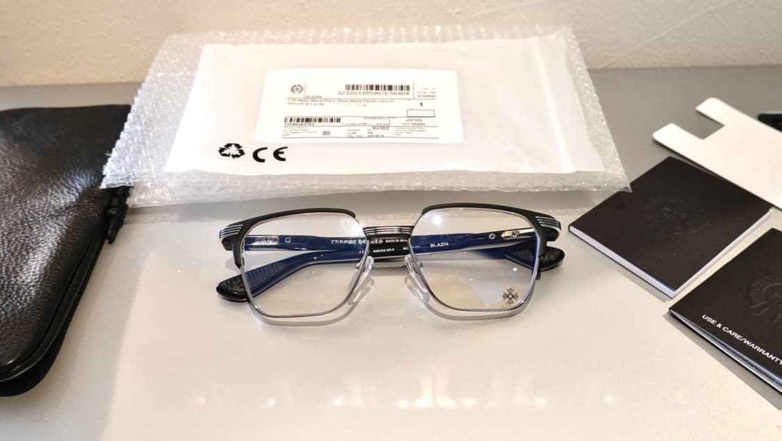 크롬하츠안경 블라진 블랙/실버 상품이미지7