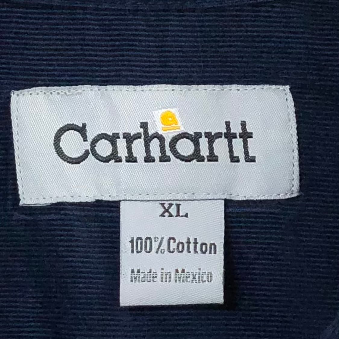 Xxl 칼하트 네이비 코듀로이 셔츠 상품이미지3