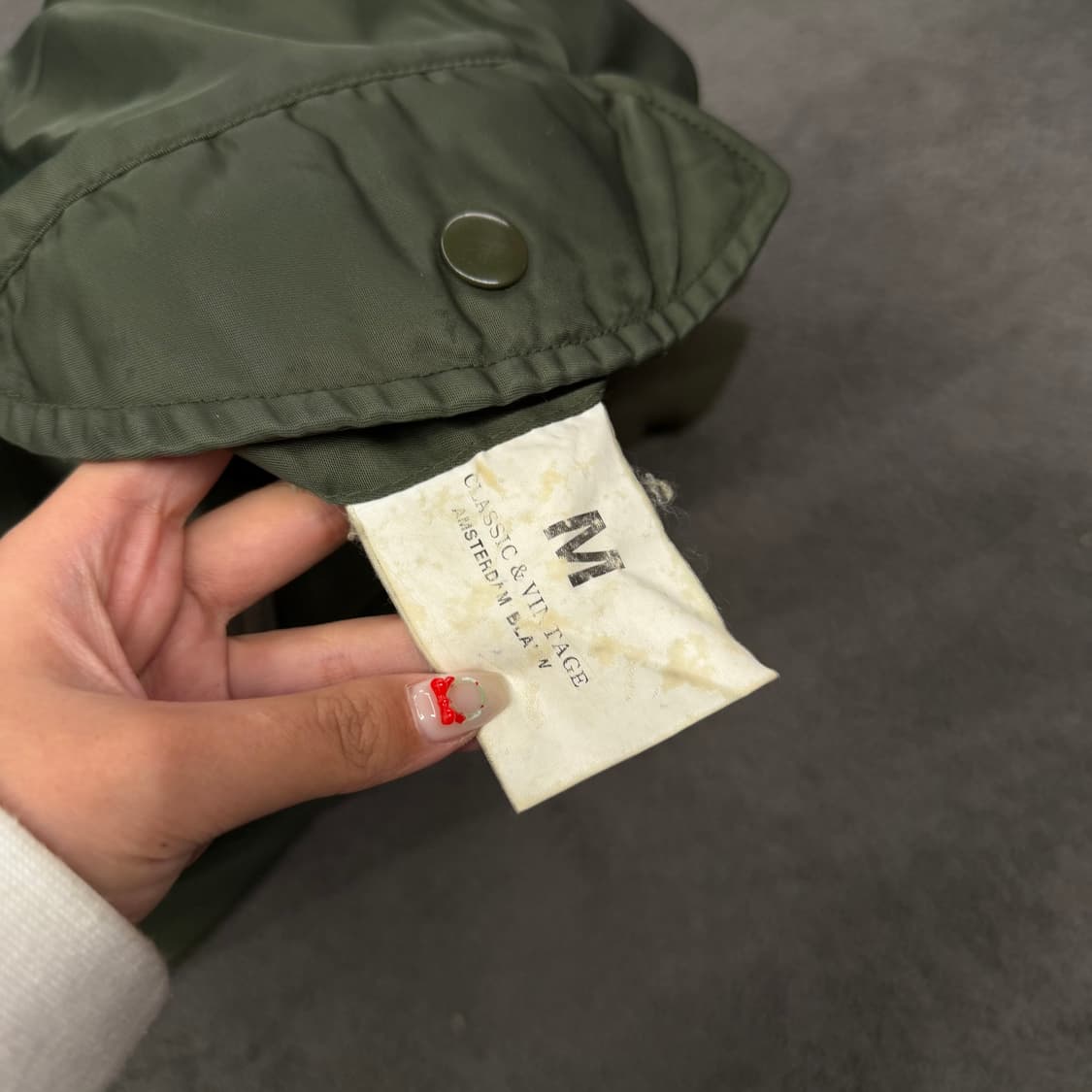 [ 정품/M ] 아스페시 x 아비렉스 MA-1 필드 플라이트 자켓 상품이미지6