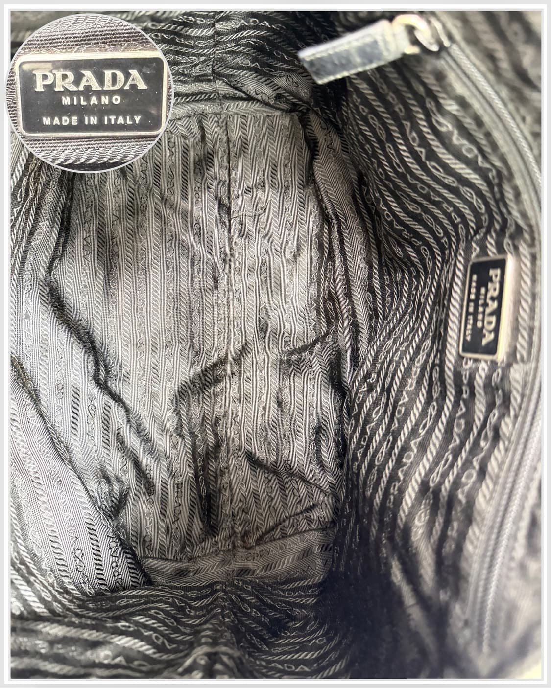 프라다 퀼팅 테수토 나일론 숄더백 상품이미지9