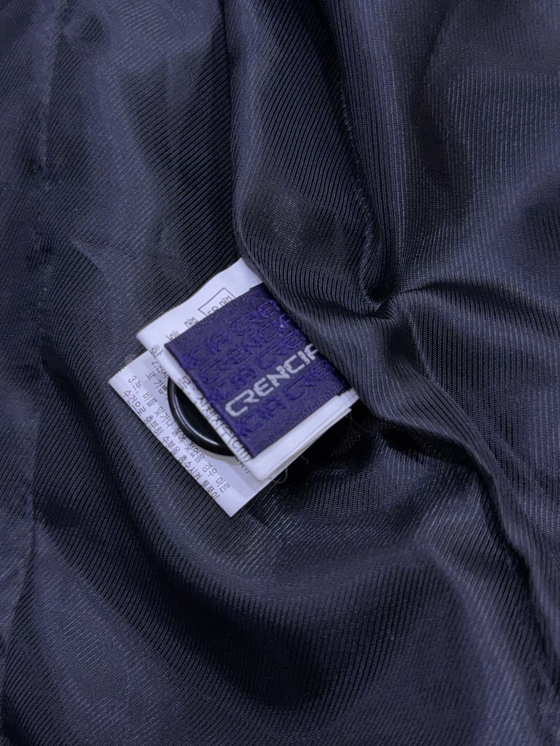 크렌시아 블랙 양가죽 원버튼 싱글 레더 가죽자켓 85 상품이미지9