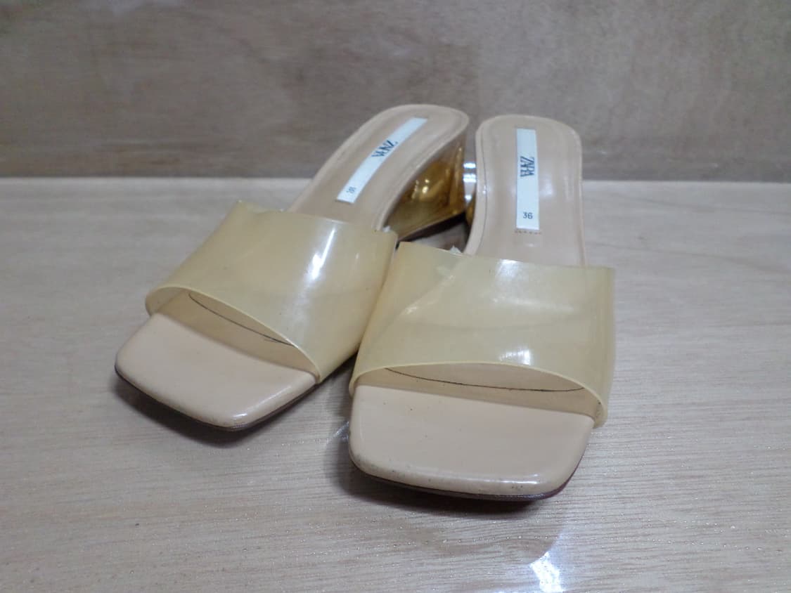 후루룩구제 235 자라 펌프스 슬리퍼 굽5CM 신발  상품이미지2