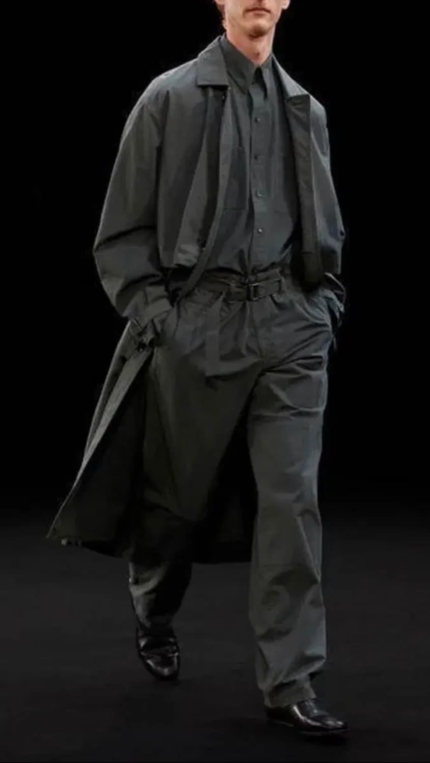 르메르 트렌치 셋업 50/48 딥포레스트 상품이미지1