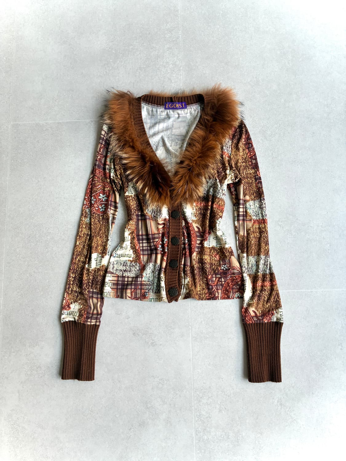 퍼 가디건 상품이미지1