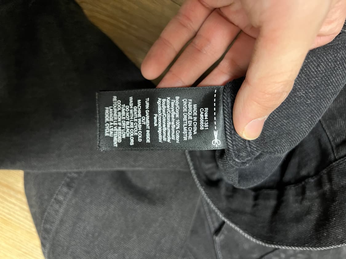 택포38) RRL 더블알엘 3rd 트러커 데님자켓 흑청 3세대 S 상품이미지4