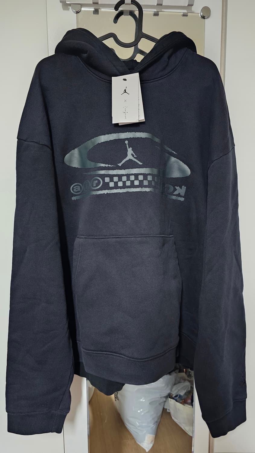 조던 x 트래비스 스캇 풀오버 후드 (새상품) L 상품이미지2