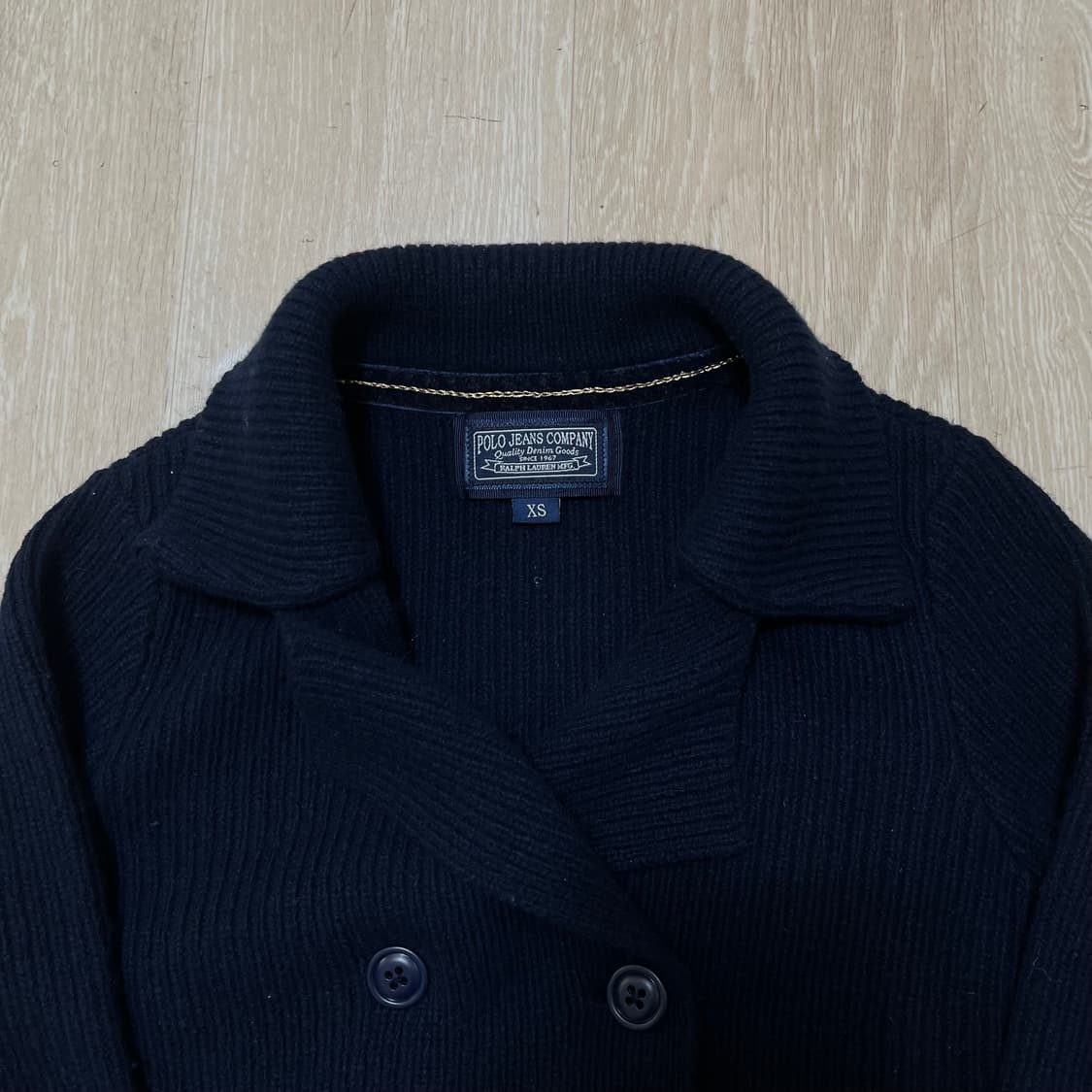 폴로 랄프로렌 진스 여성 울 더블 니트 가디건 XS/85 상품이미지2