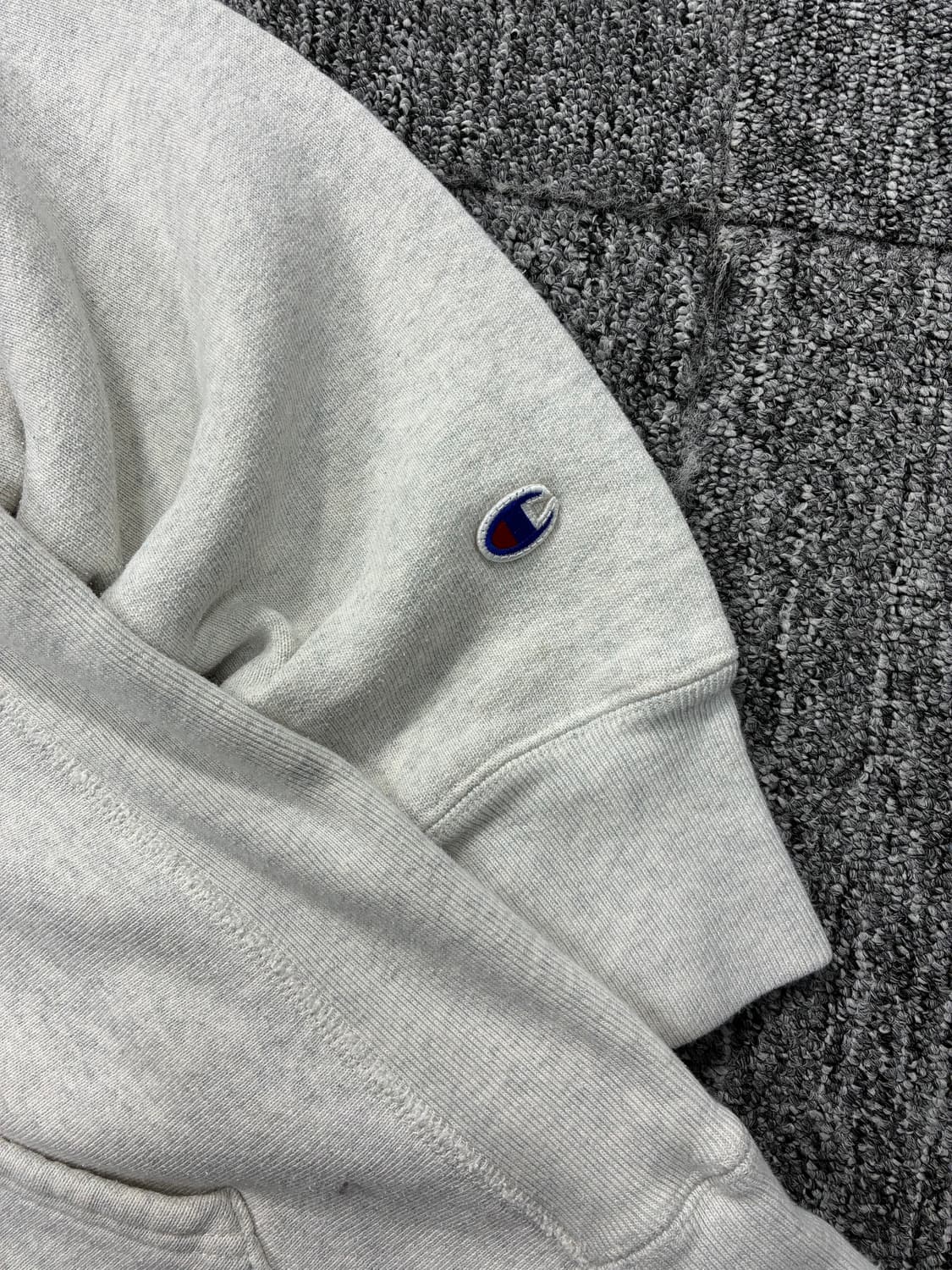 챔피온 리버스위브 멜란지 그레이 후드티 M 상품이미지7