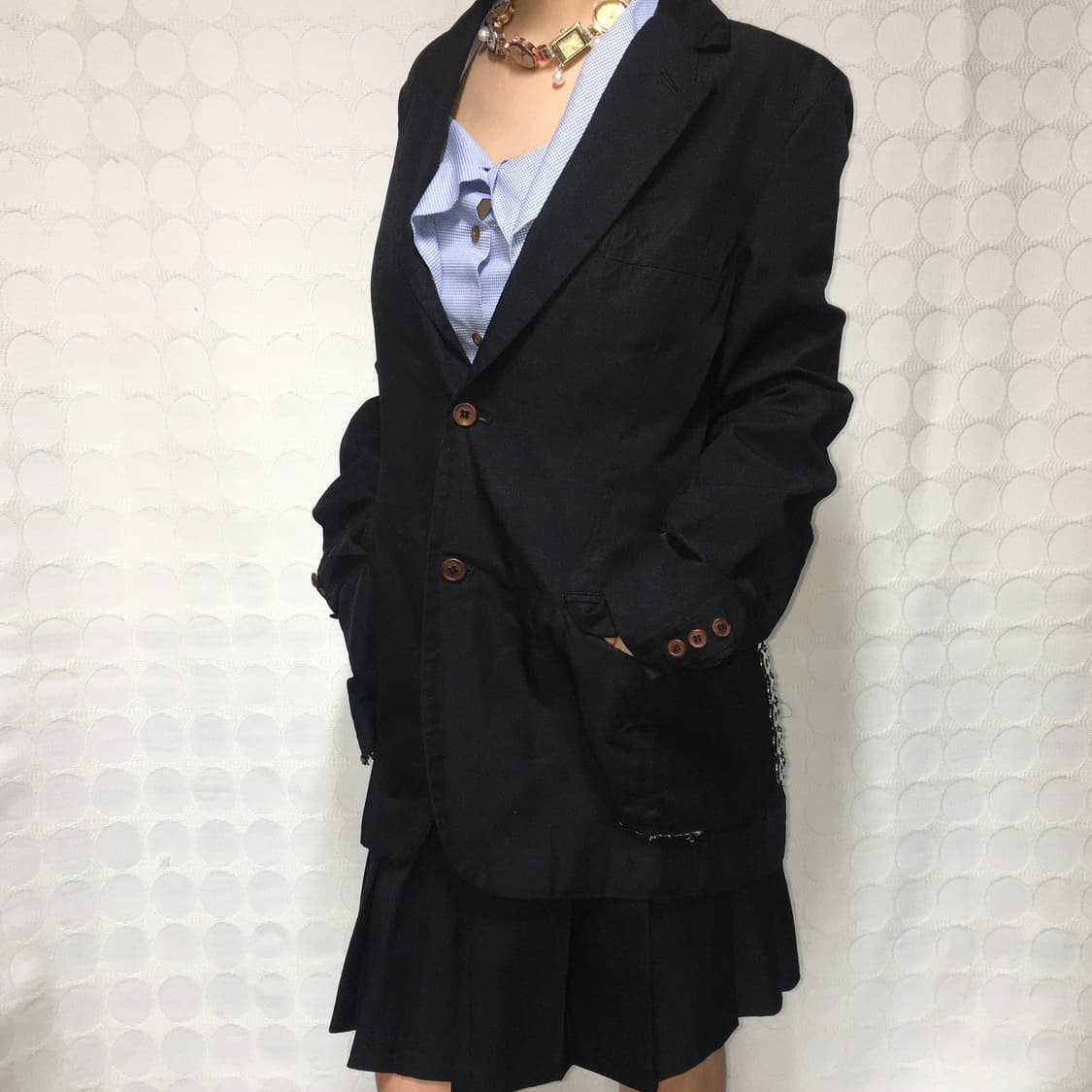 comme des garçons homme plus 찢어진 자켓 상품이미지10