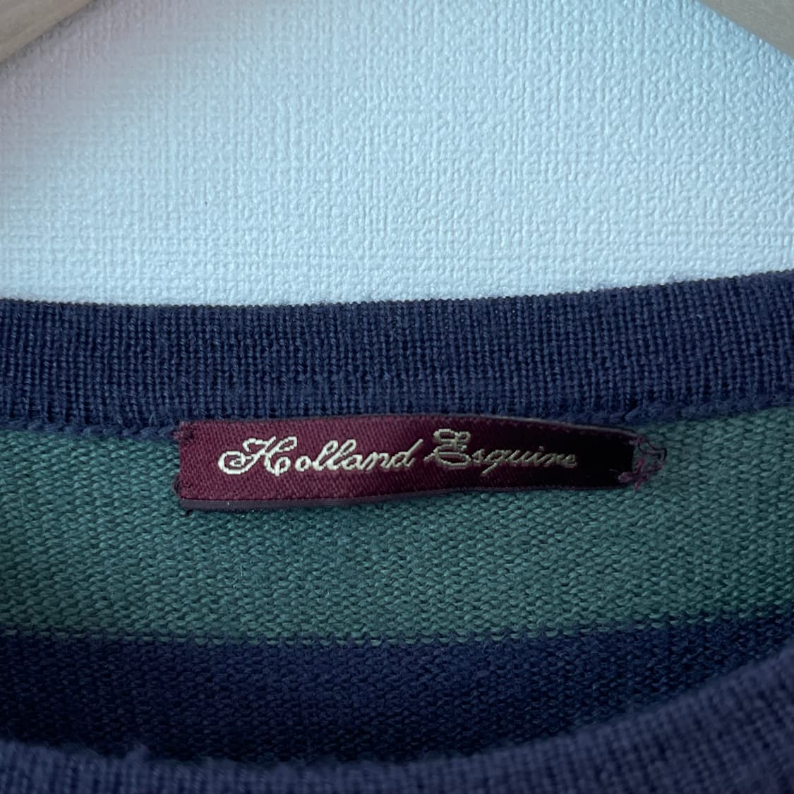 홀랜드에스콰이어 메르노 스웨이드 패치 니트 XL 105 상품이미지3