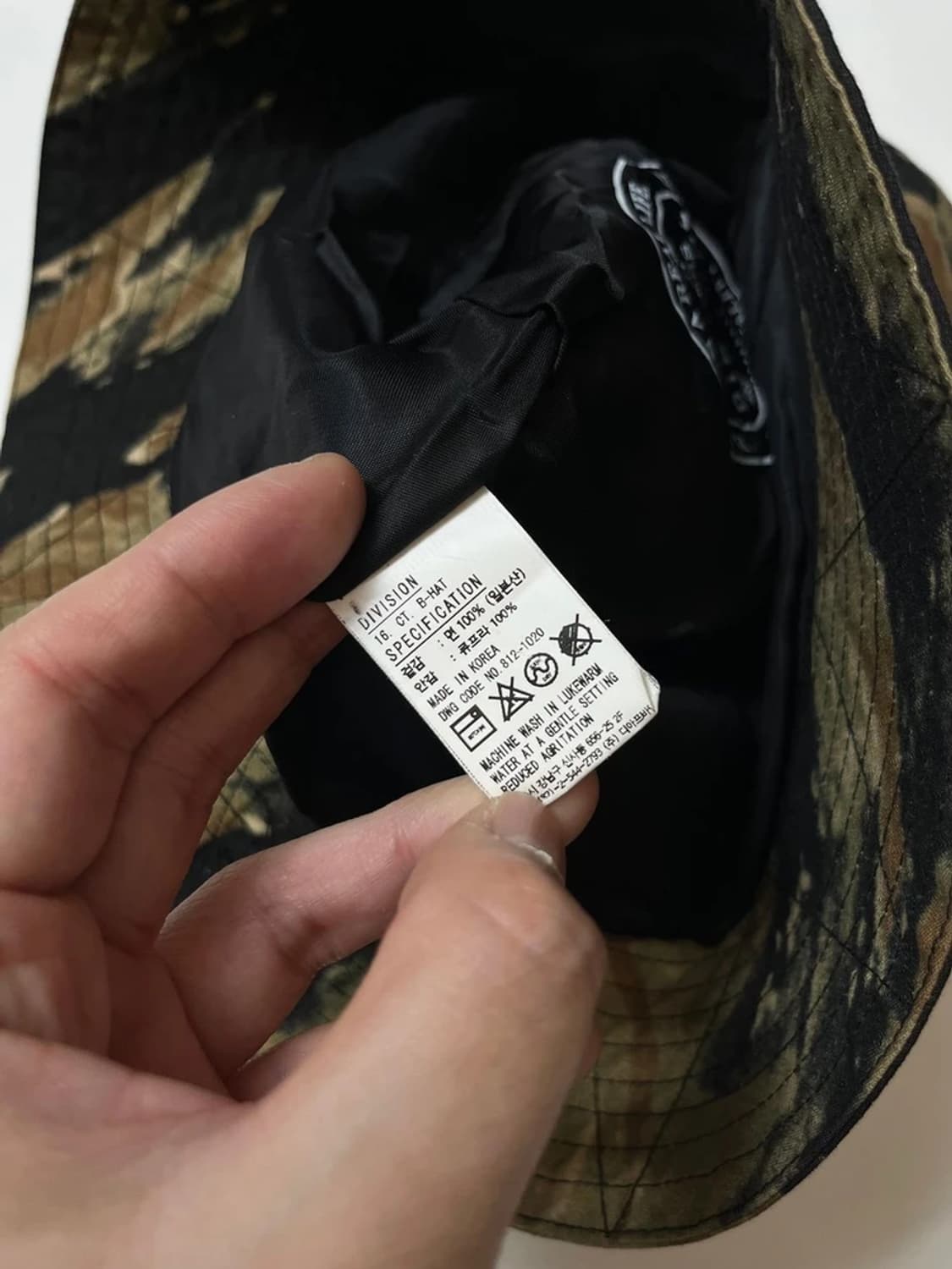 디아프바인16ss 타이거 카모 플라쥬 버킷 햇 Q1428 상품이미지7