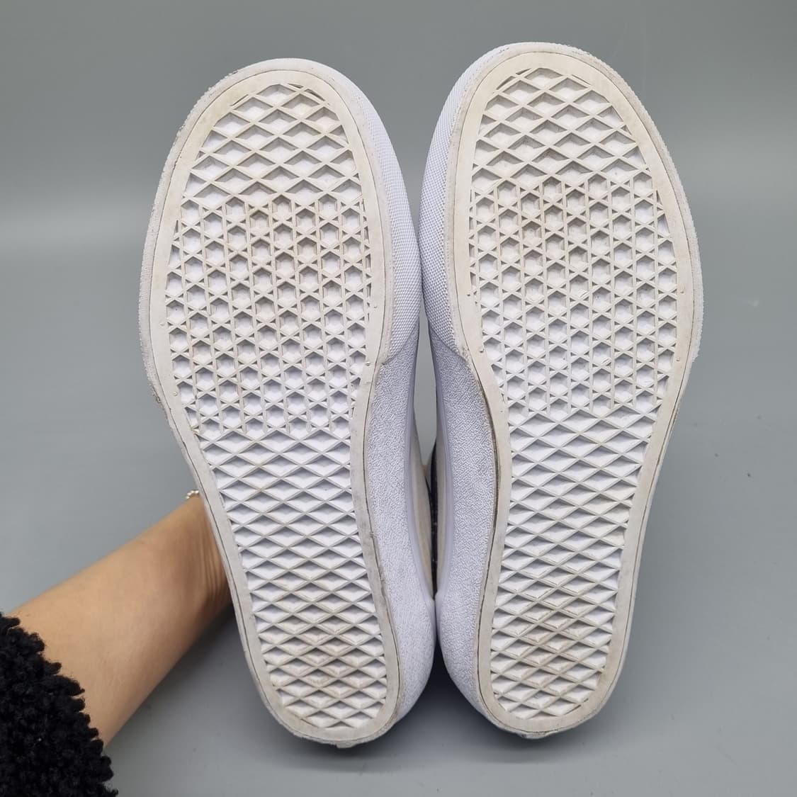 반스 올드스쿨 흰검 스니커즈 220 상품이미지3