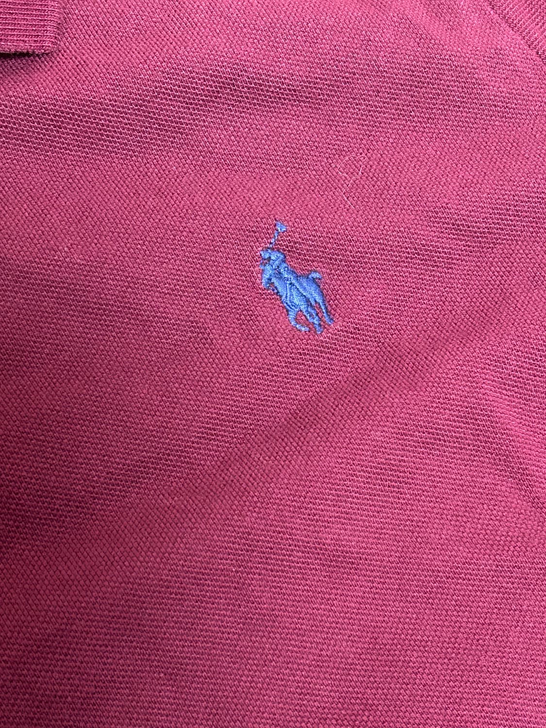 폴로 랄프로렌 버건디 pk 카라티 상품이미지3