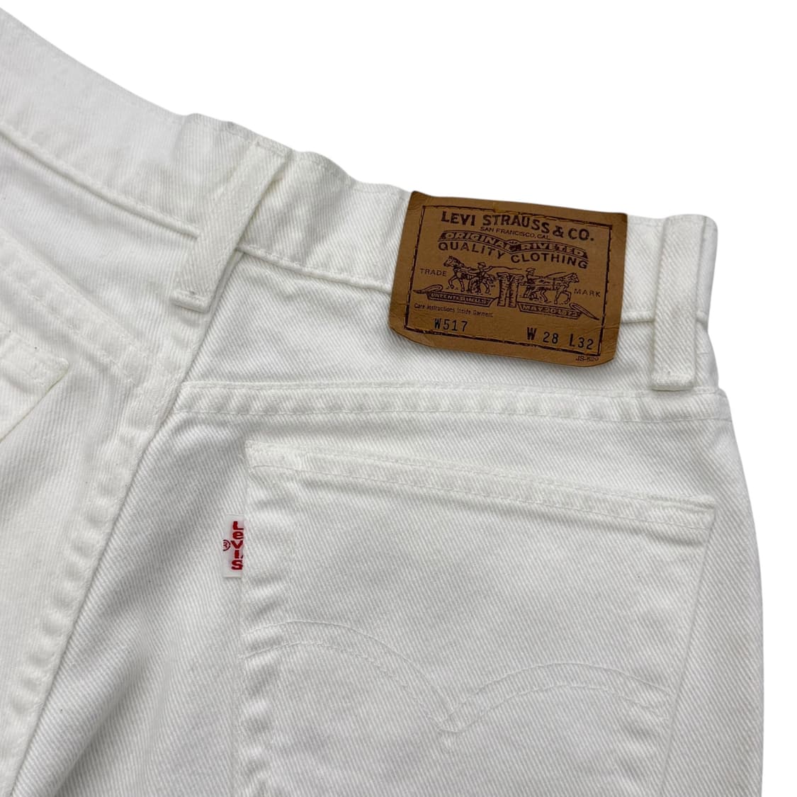리바이스 517 화이트 부츠컷팬츠 상품이미지6