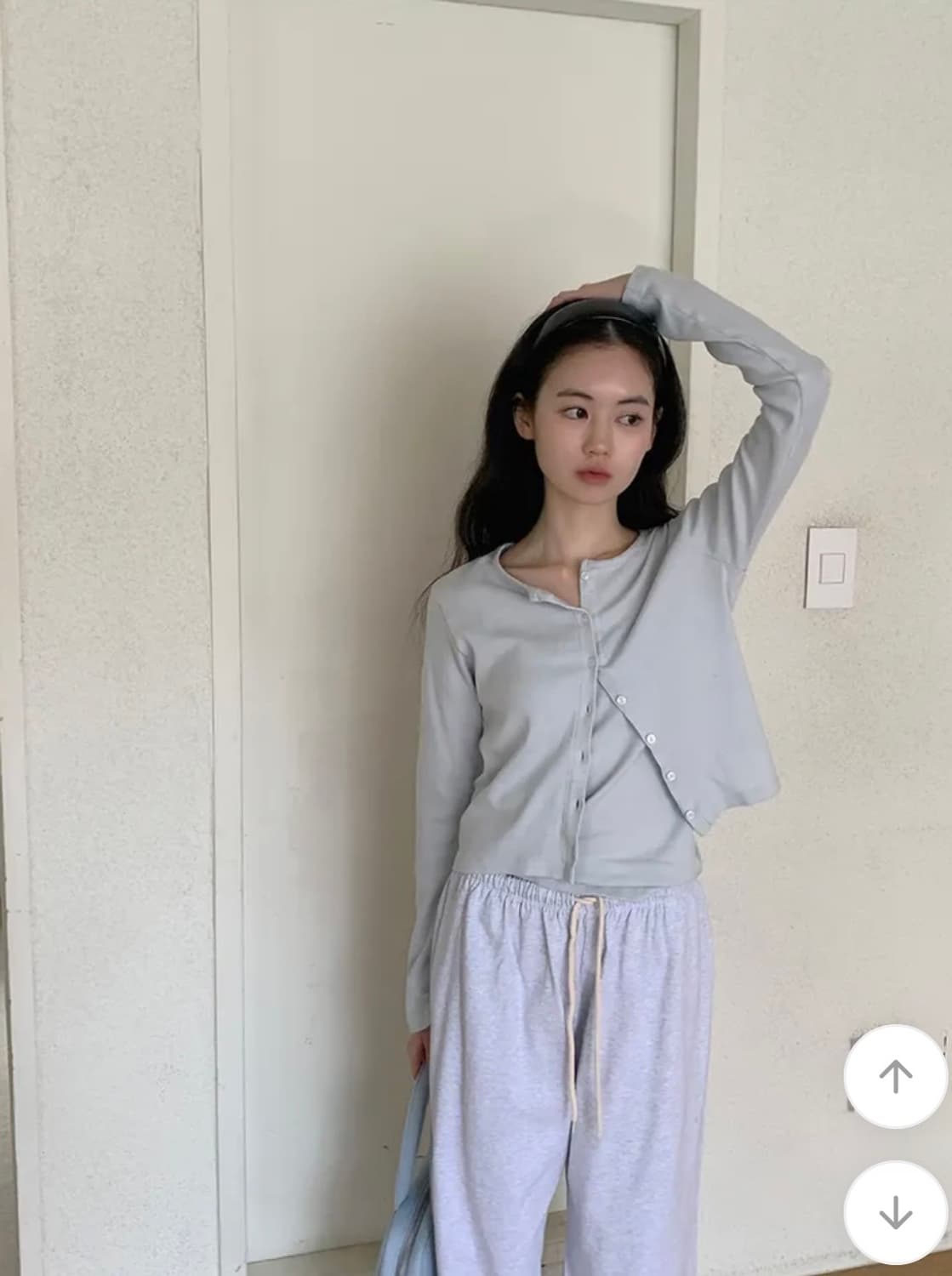 (새상품)메이비베이비 suku 가디건 슬리브리스 세트 상품이미지5