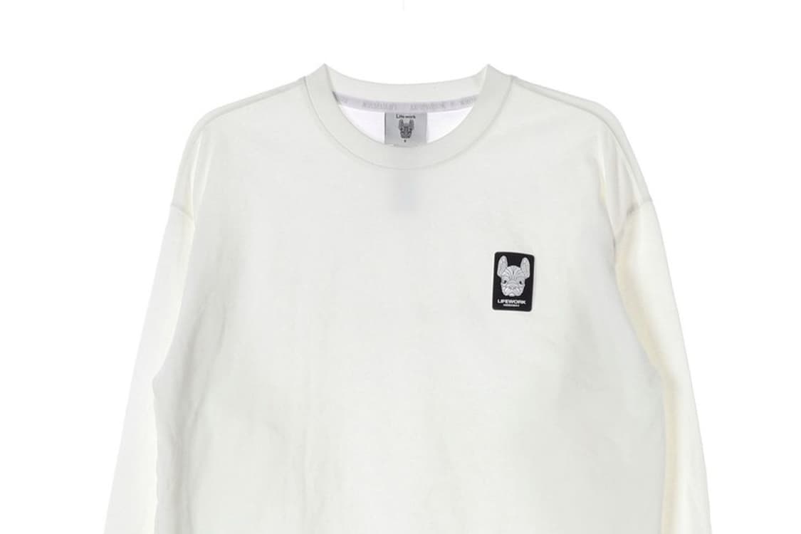 라이프워크 시그니처 라독 와펜 롱슬리브 화이트 S 상품이미지3