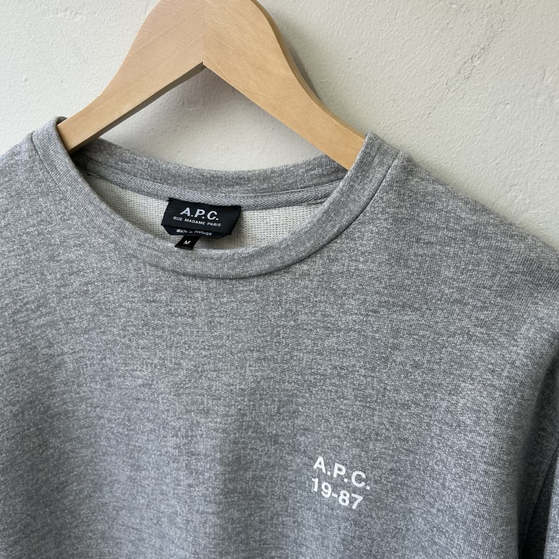 15848 - A.P.C. 아페쎄 그레이 맨투맨 상품이미지3