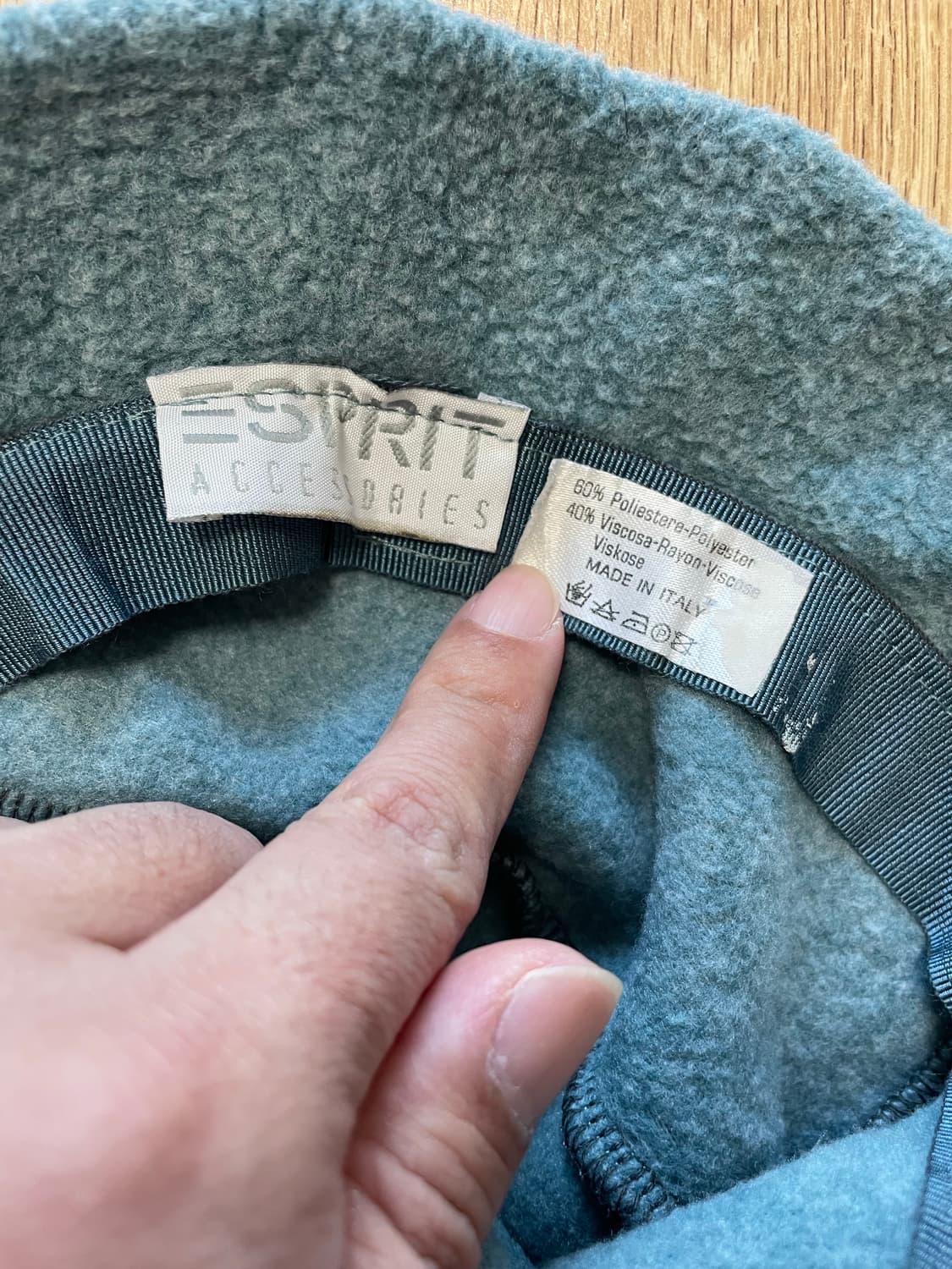 국내 유일 90s Made Italy  Esprit 빈티지 후리스 버킷햇 상품이미지2