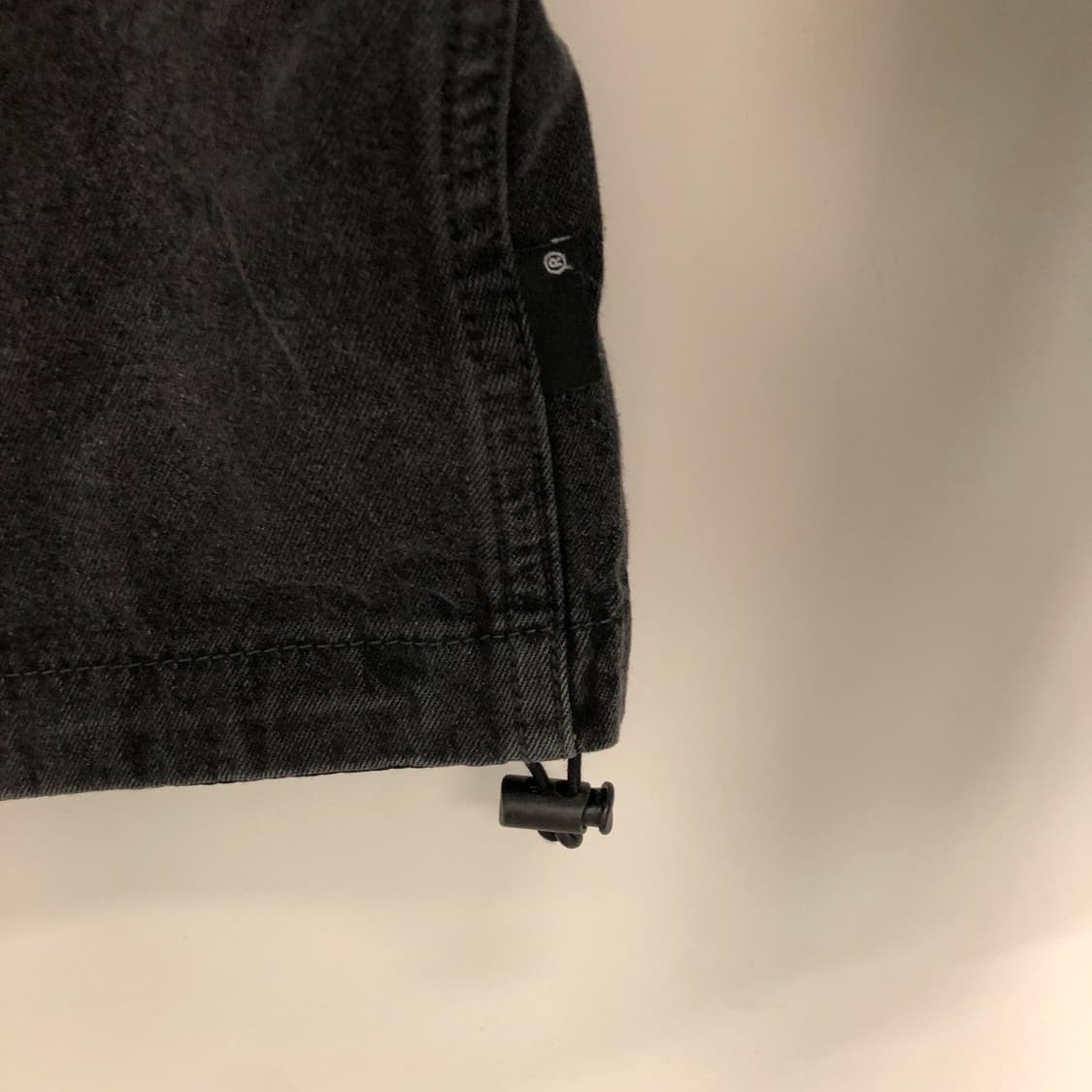 디스이즈네버댓 데님 아노락 자켓 XL 흑청 상품이미지4