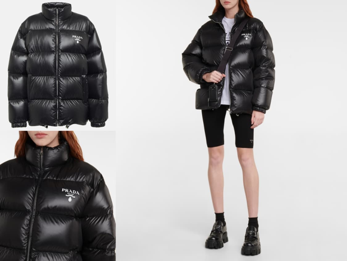 프라다 리나일론 다운 자켓 패딩 38 사이즈 상품이미지6