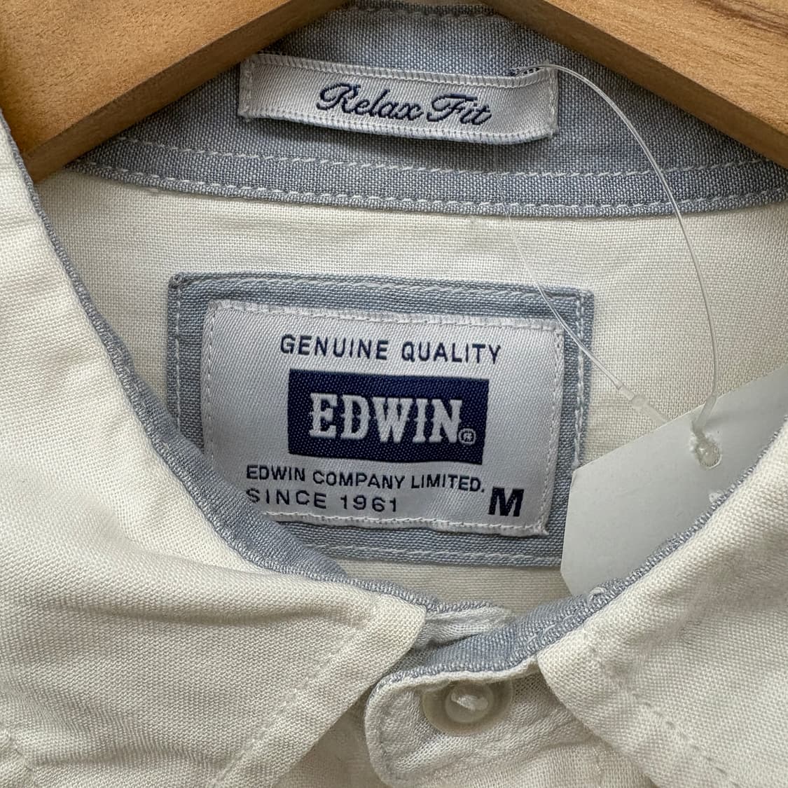 에드윈 웨스턴 셔츠 화이트 긴팔 남성M 상품이미지3
