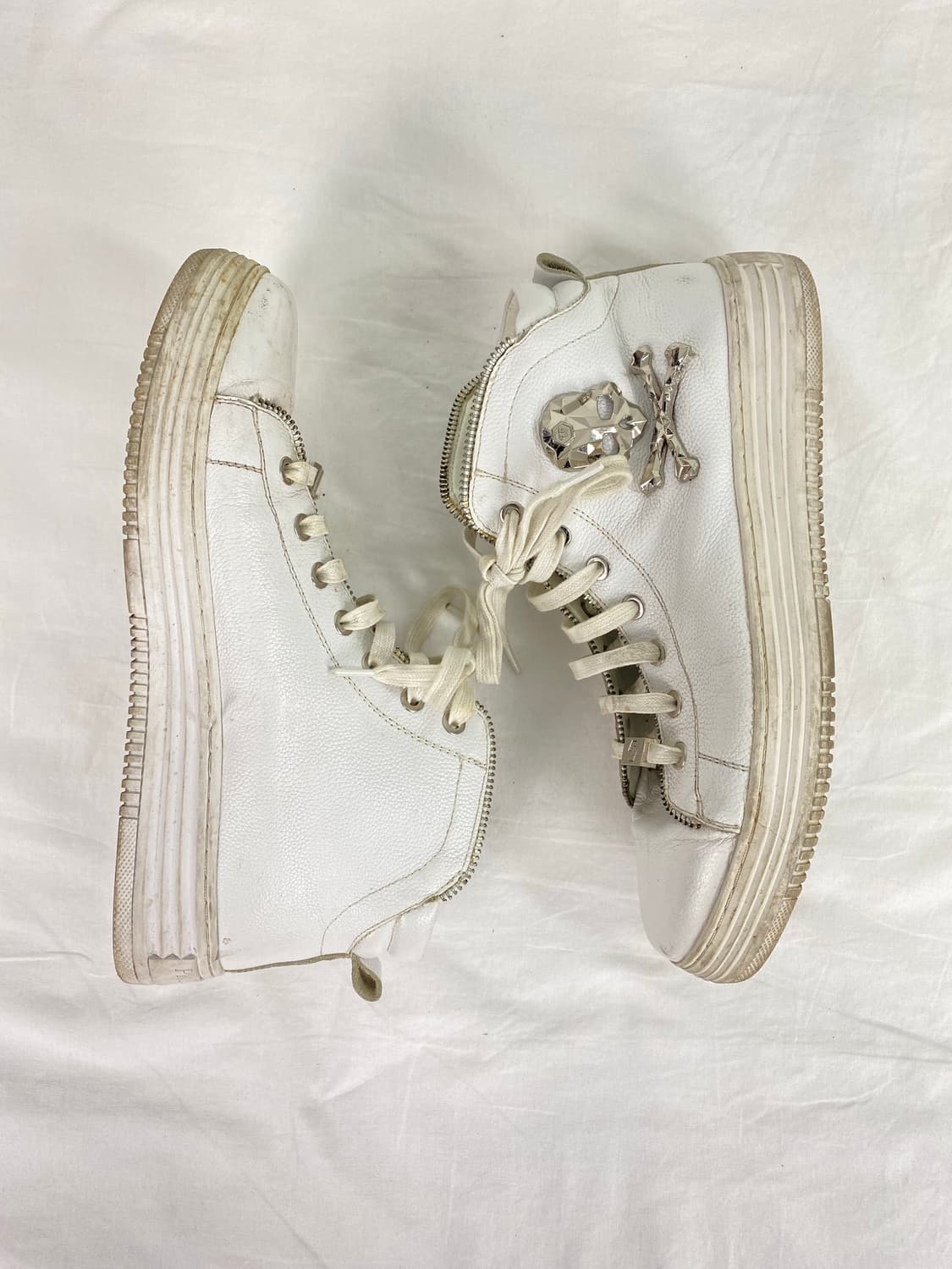 필립플레인 스컬 하이탑 스니커즈 260 <61> 상품이미지1