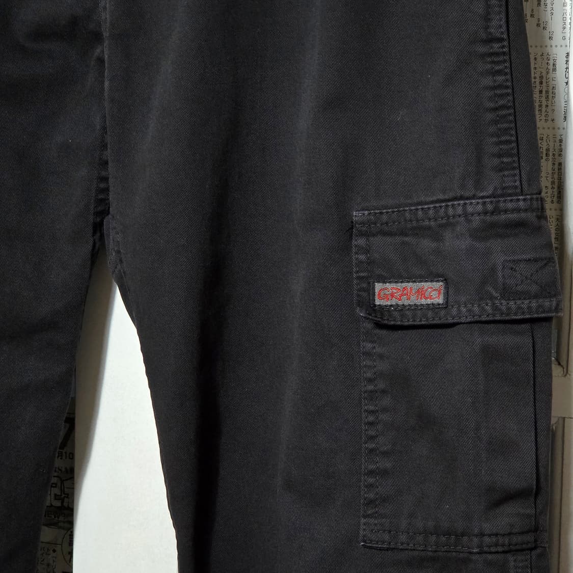 그라미치 USA 90S 스트릿 블랙 카고 팬츠 상품이미지4