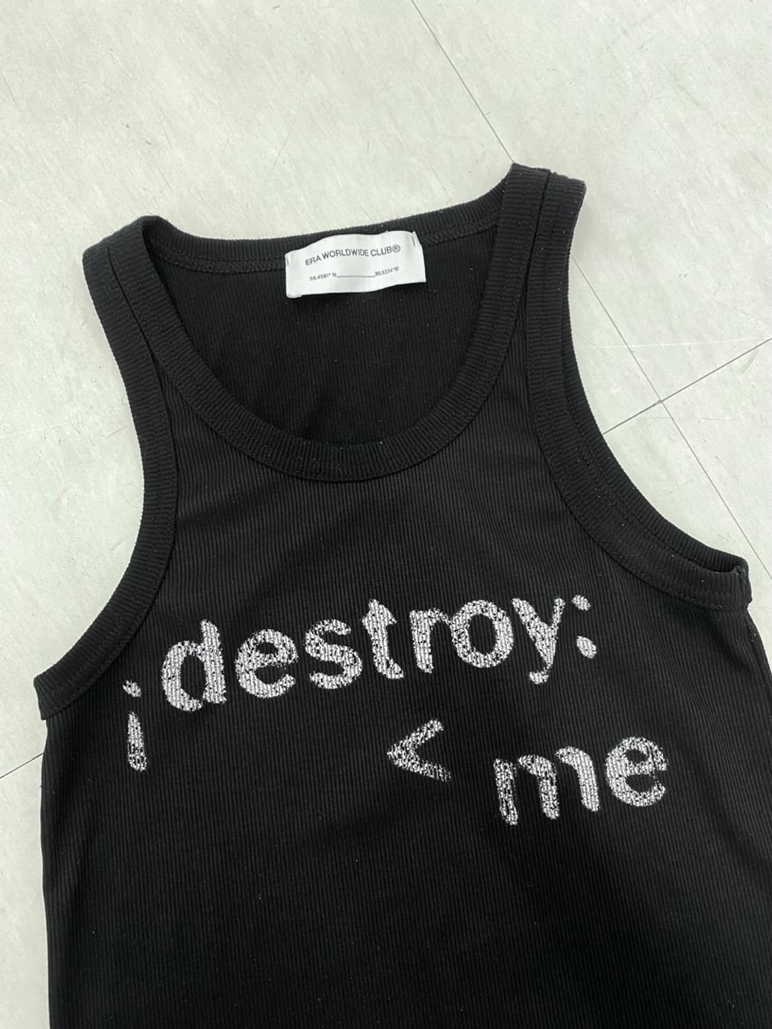 Destroy me tank top  상품이미지3