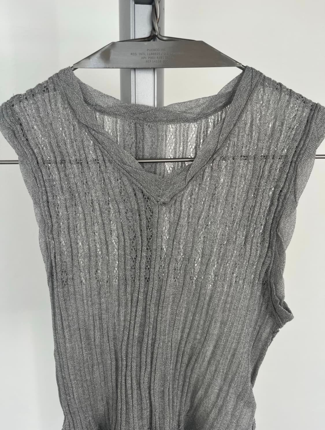Tiny Rib Cropped vest 상품이미지2