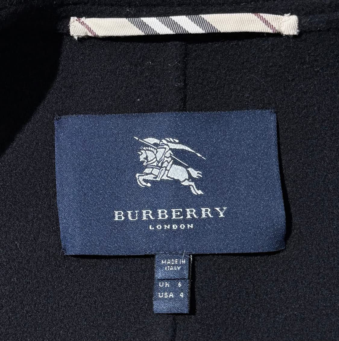 버버리 더블 브레스티드 울 피코트 상품이미지4