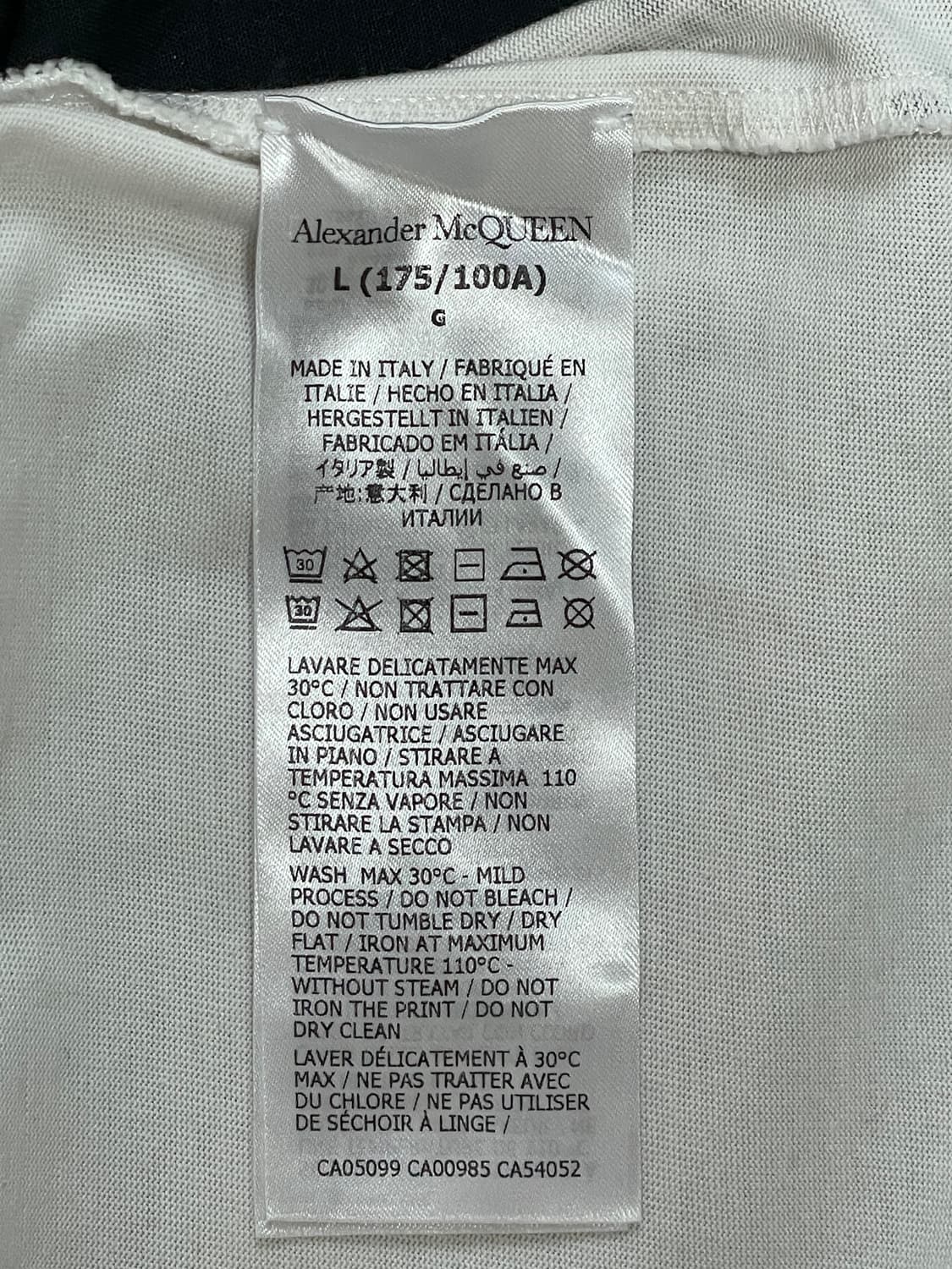 알렉산더 맥퀸 X-Ray 프린티드 티셔츠 상품이미지4