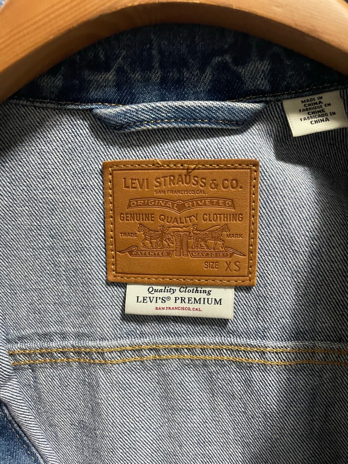 리바이스 데님 트러커 자켓 xs 사이즈 상품이미지2