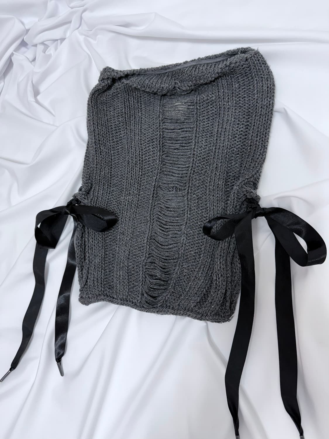 쓰리타임즈 코튼 리본 탑 & 쓰리타임즈 볼레로 세트 상품이미지8