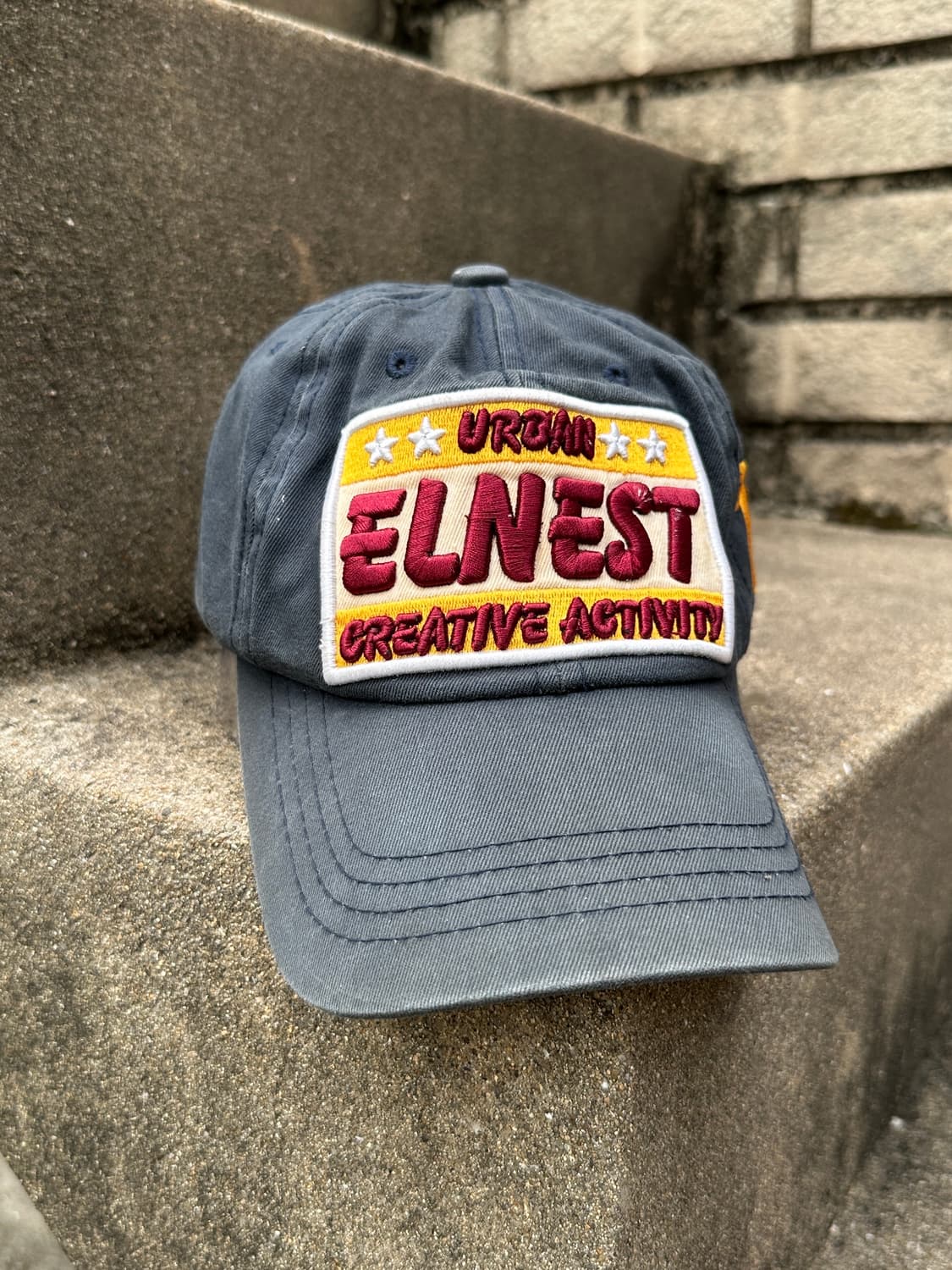 Vintage washing embossed cap 상품이미지1