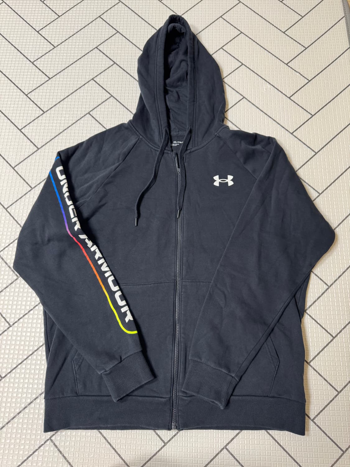 언더아머 풀집업 후드 XXL 상품이미지2