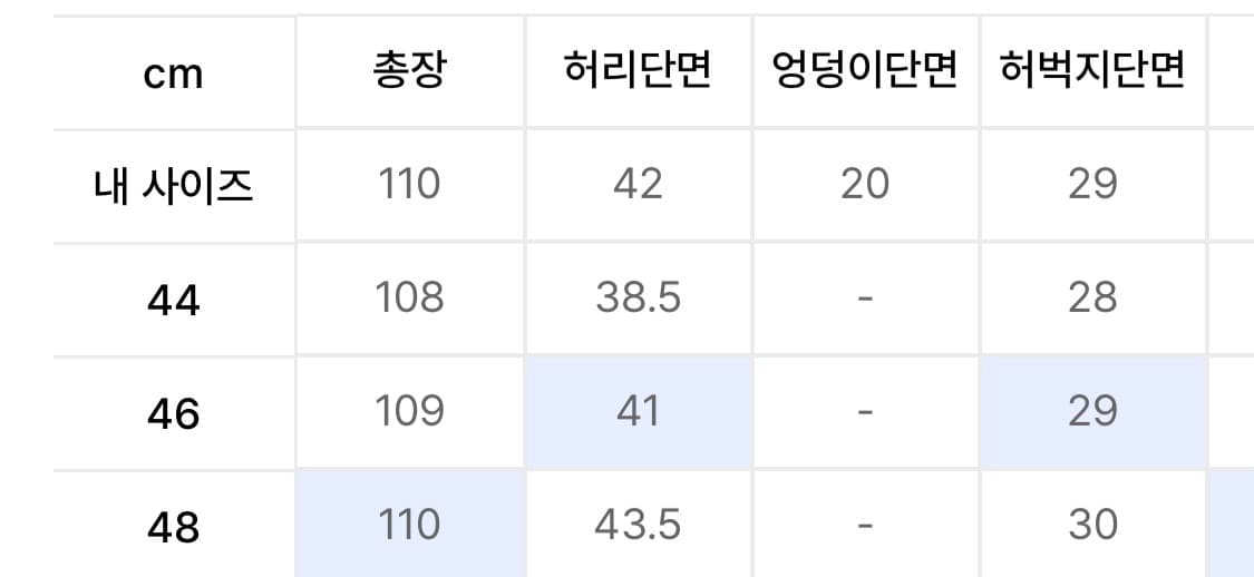 엘무드 슬래시 플레어 데님 그레이쉬 블루 48 상품이미지2